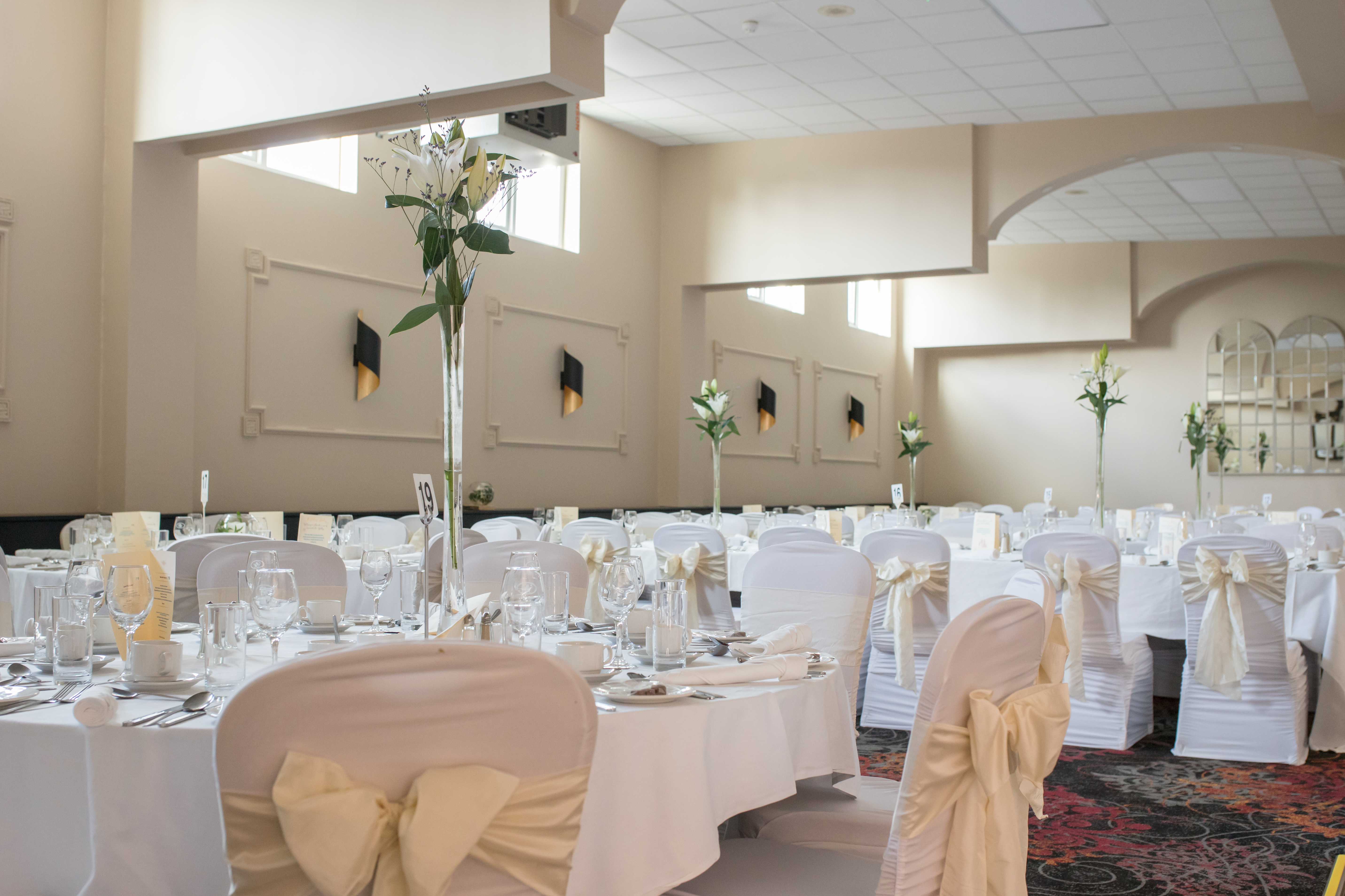 Wedding table layout
