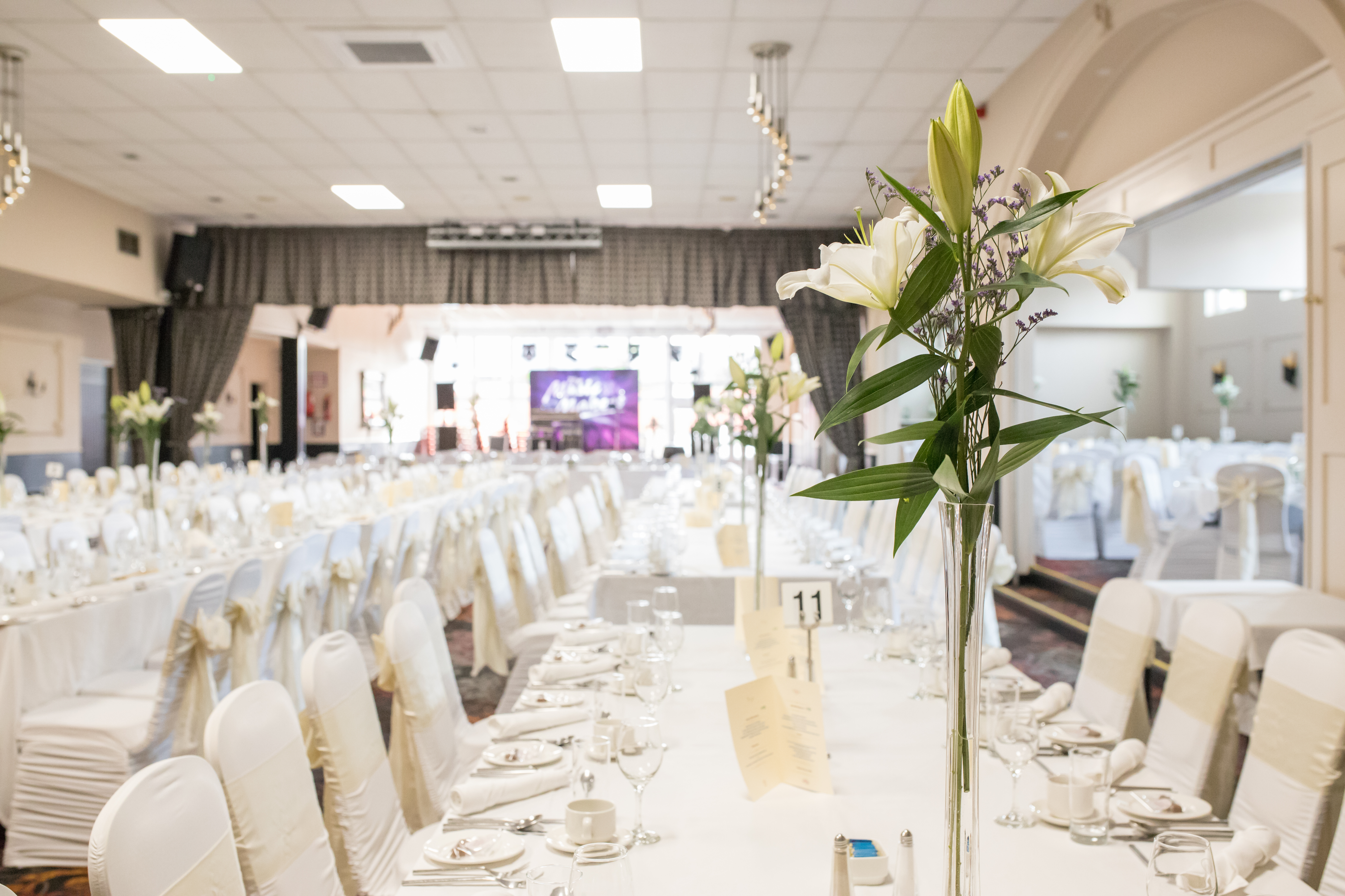 Wedding reception seating