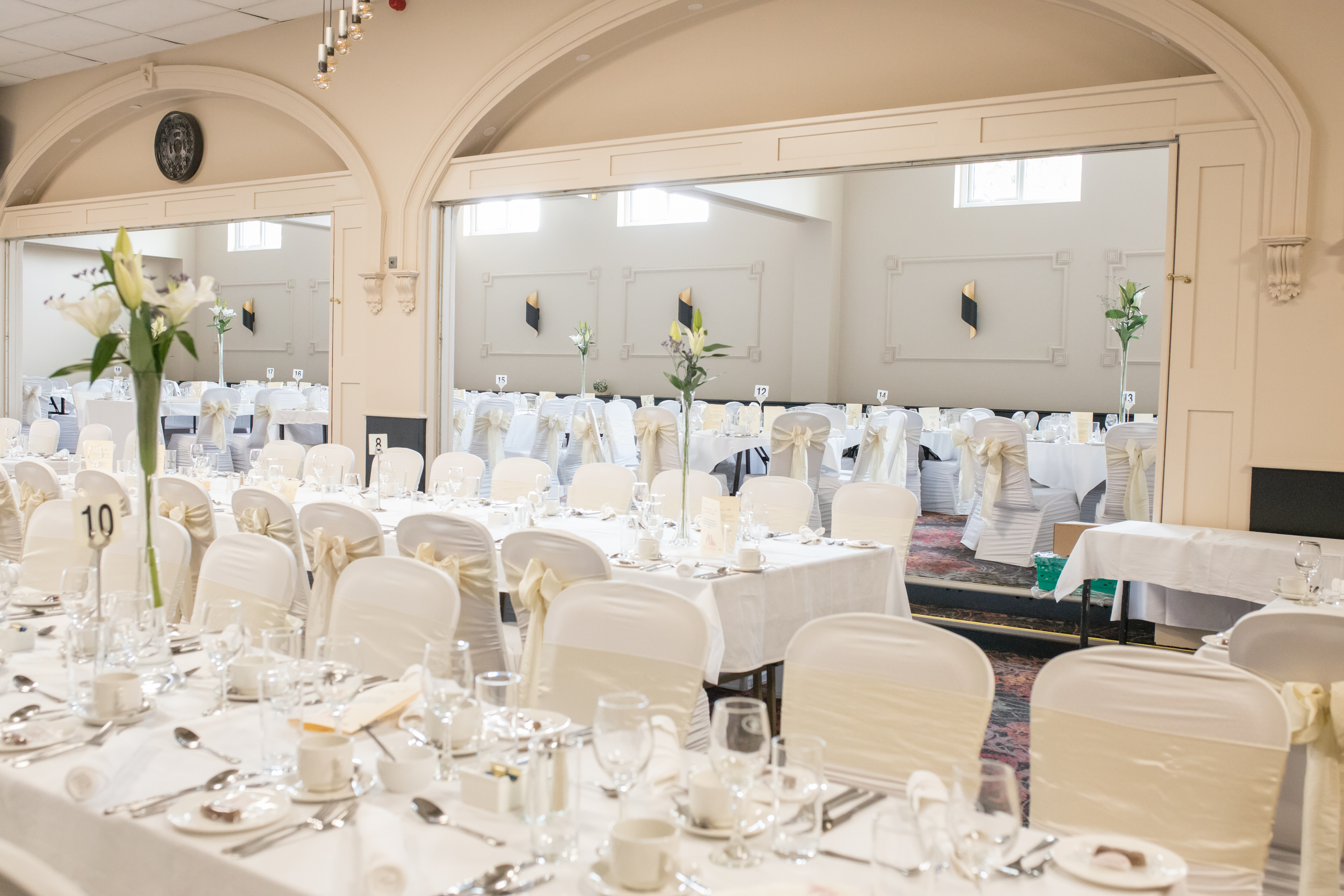 Wedding aisle view